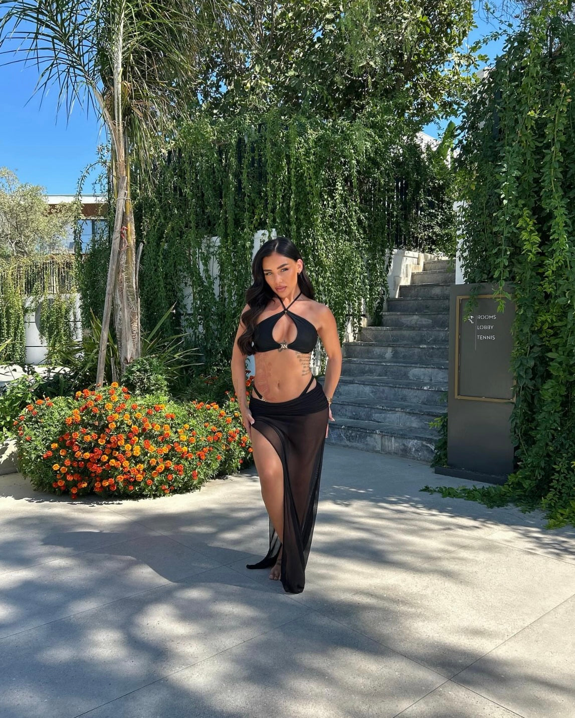 Ani Black Sands Bikini Top